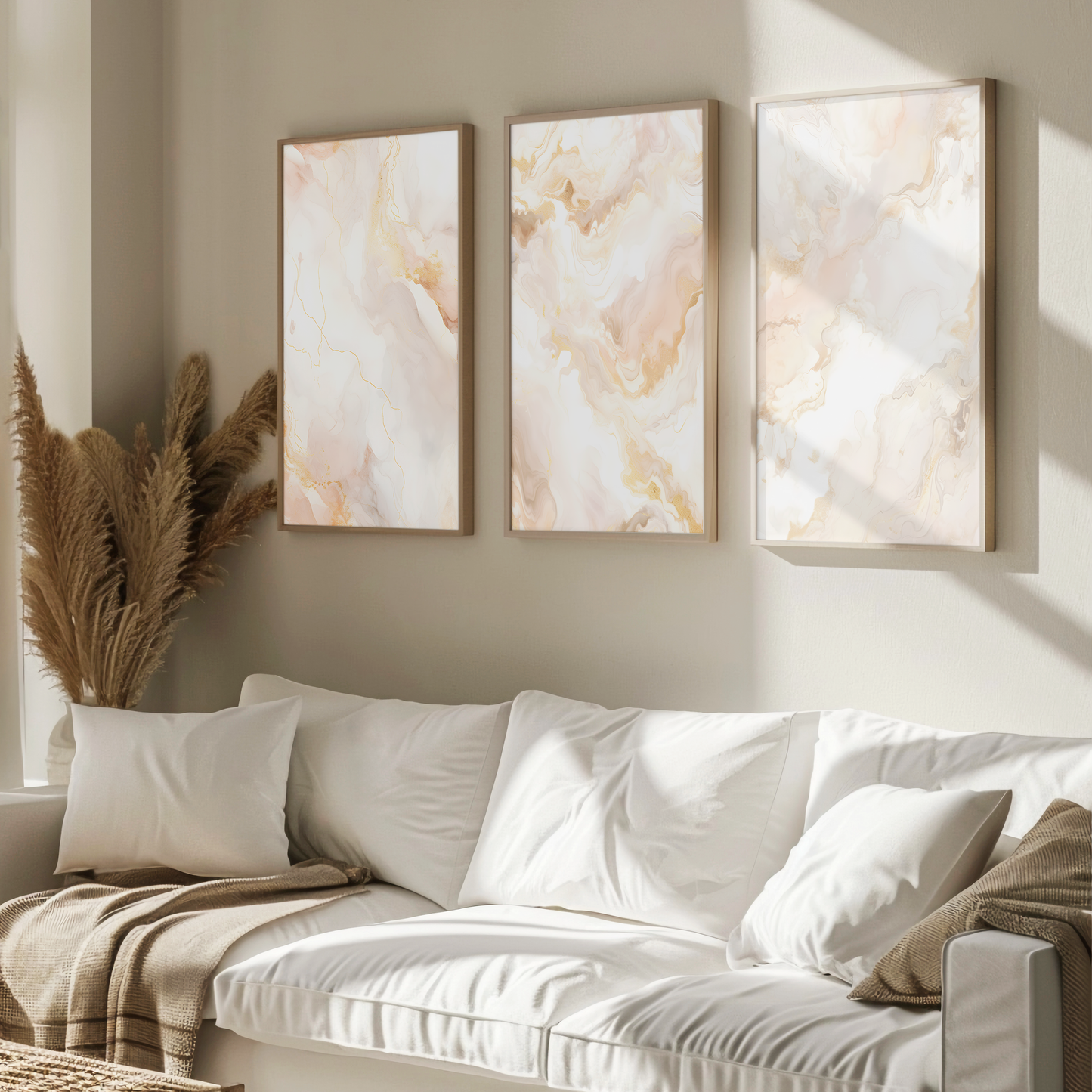 Sunlit Marble Trio