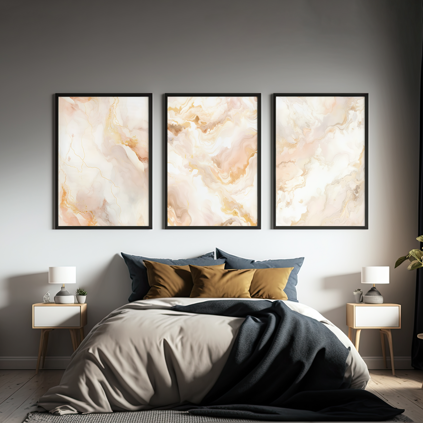 Sunlit Marble Trio