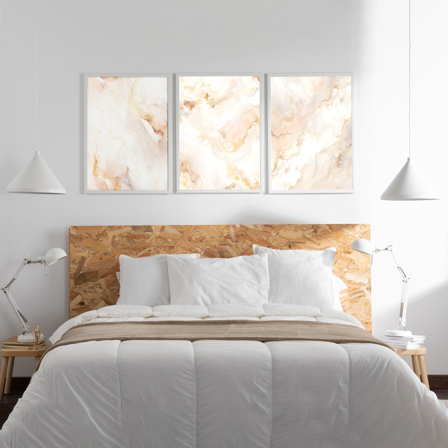 Sunlit Marble Trio