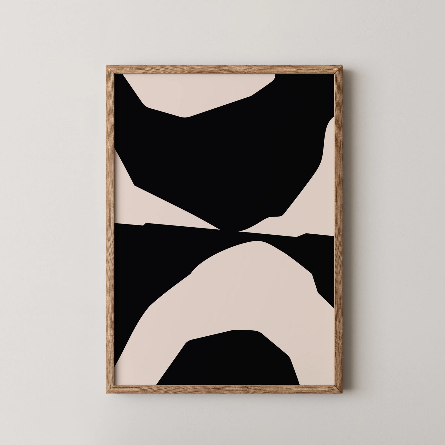 Abstract Black & White, Mid Century Modern, Wall Art