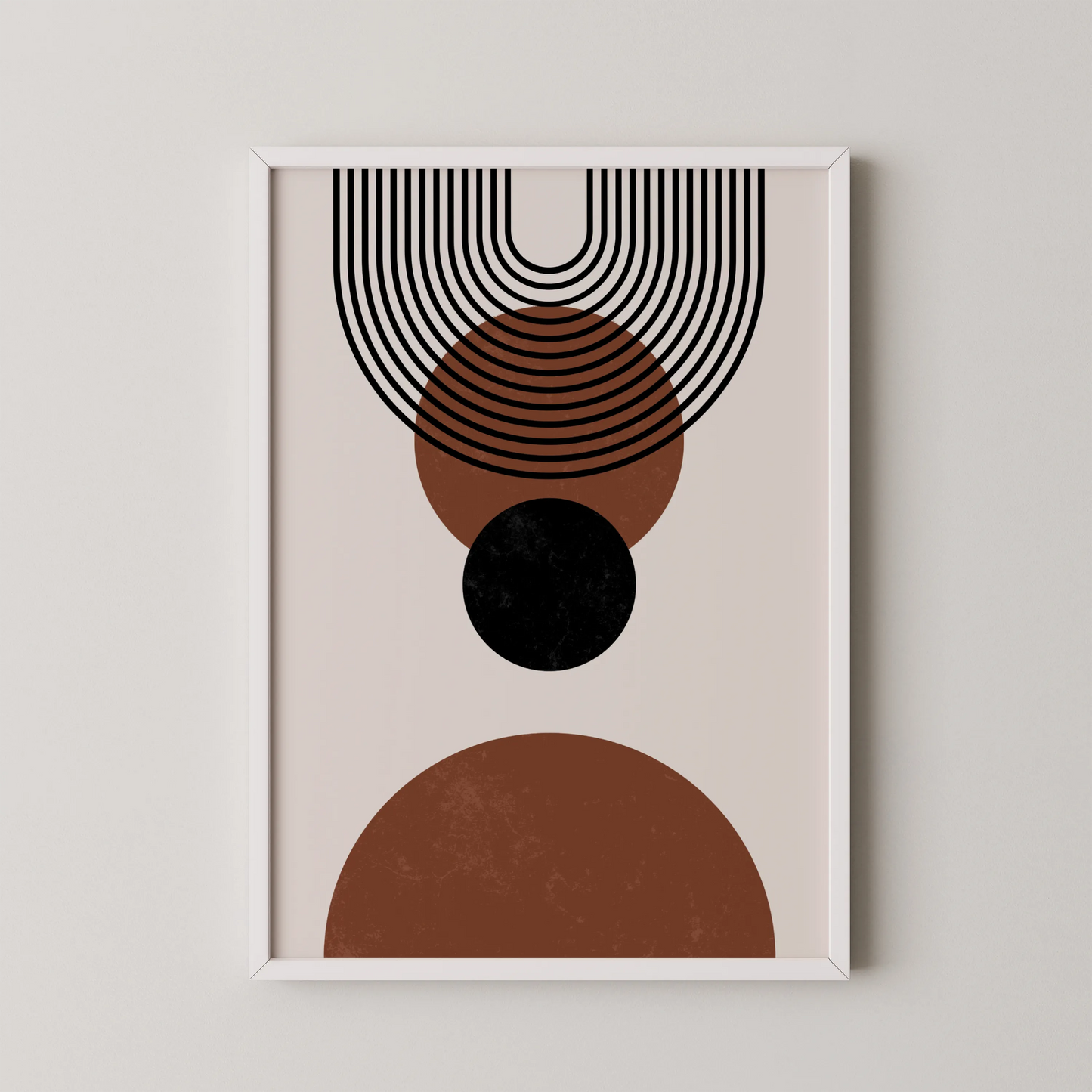 Abstract Lines, Mid Century Modern, Wall Painting