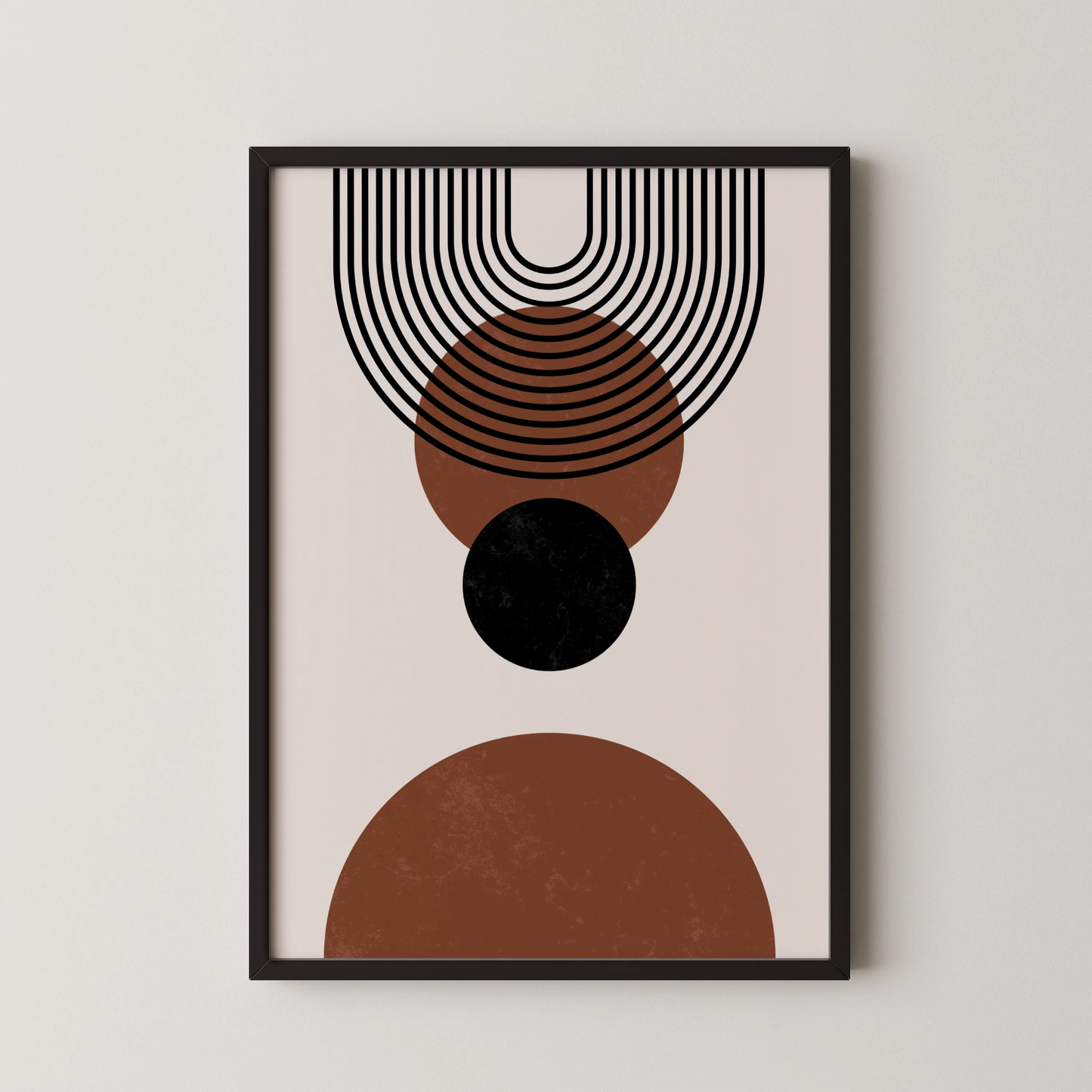 Abstract Lines, Mid Century Modern, Wall Painting