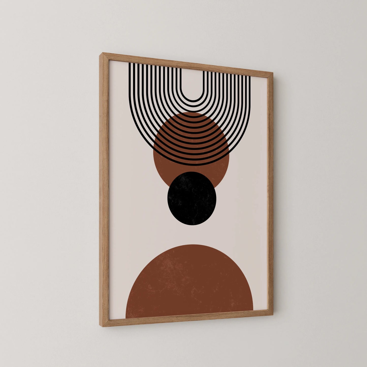 Abstract Lines, Mid Century Modern, Wall Painting