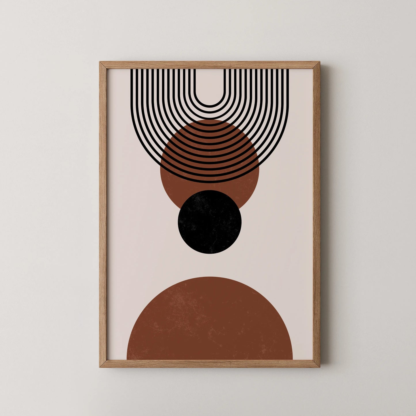 Abstract Lines, Mid Century Modern, Wall Painting