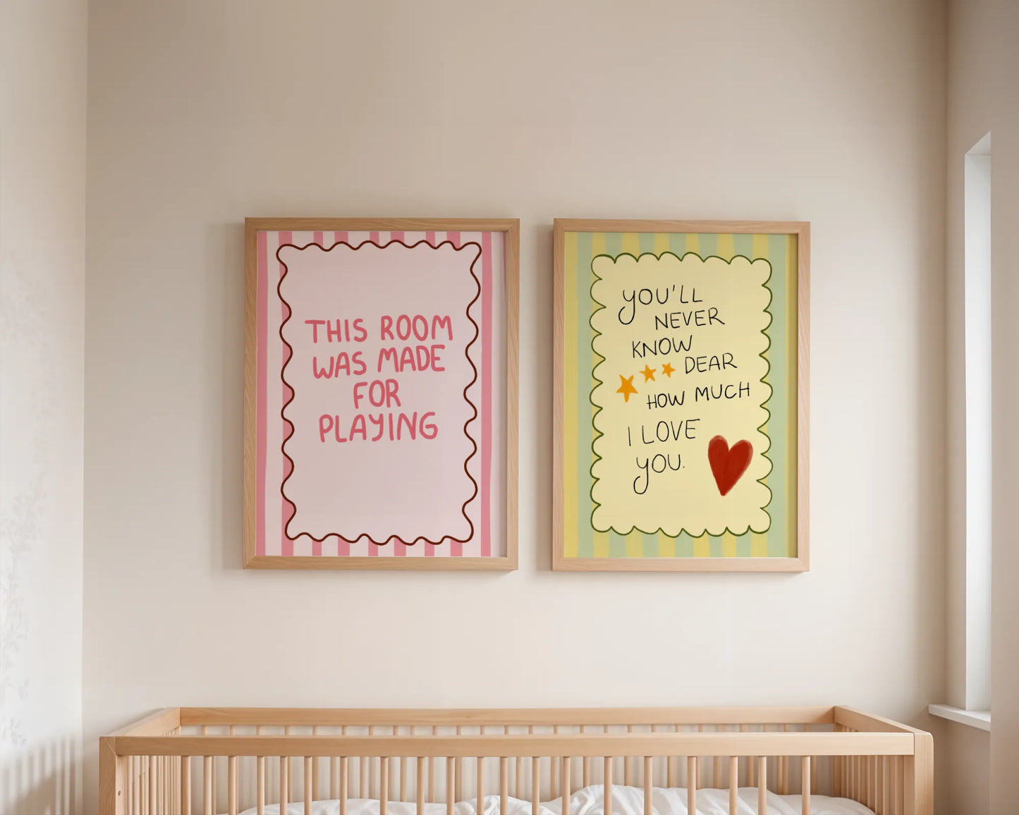 Affirmation club, Nursery prints