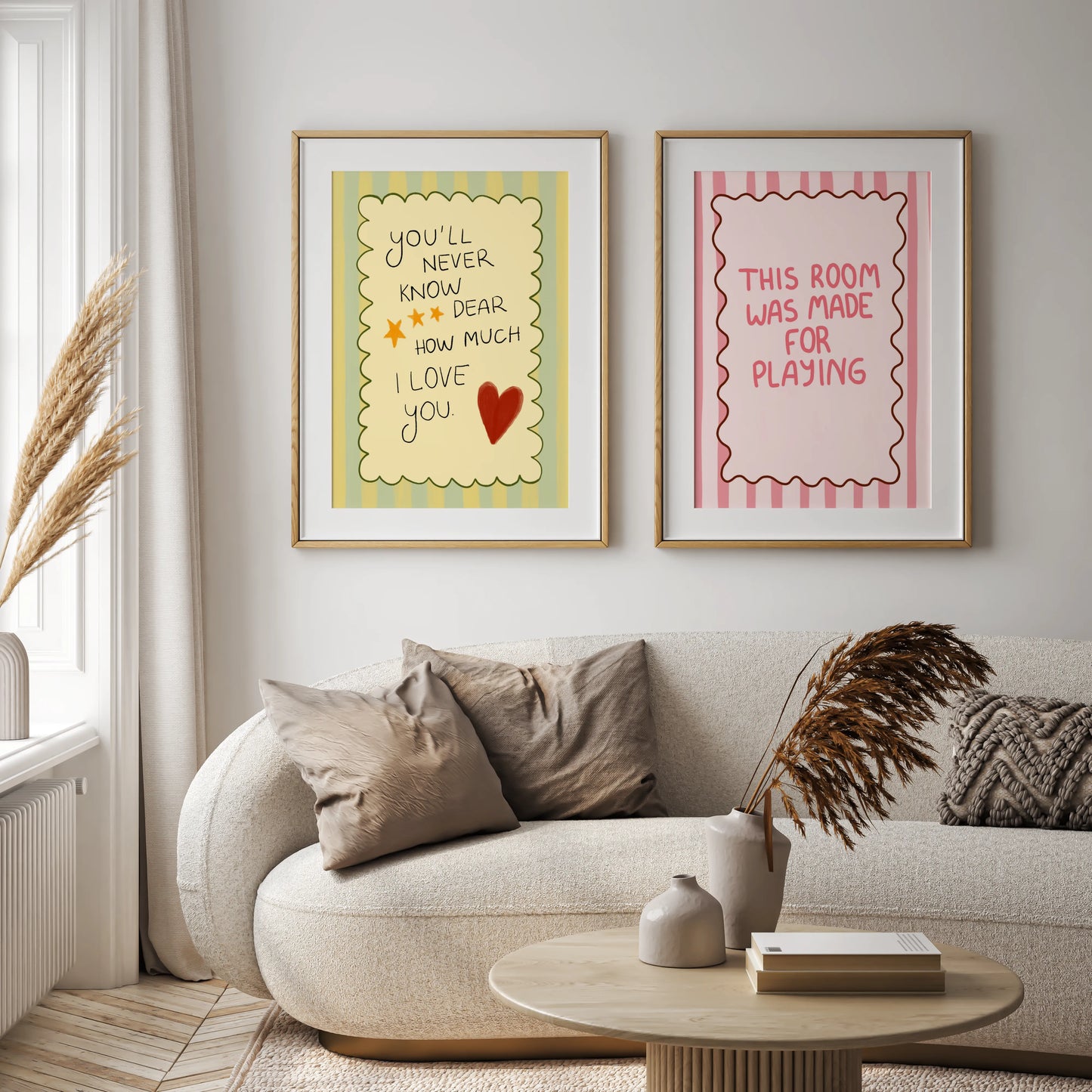 Affirmation club, Nursery prints