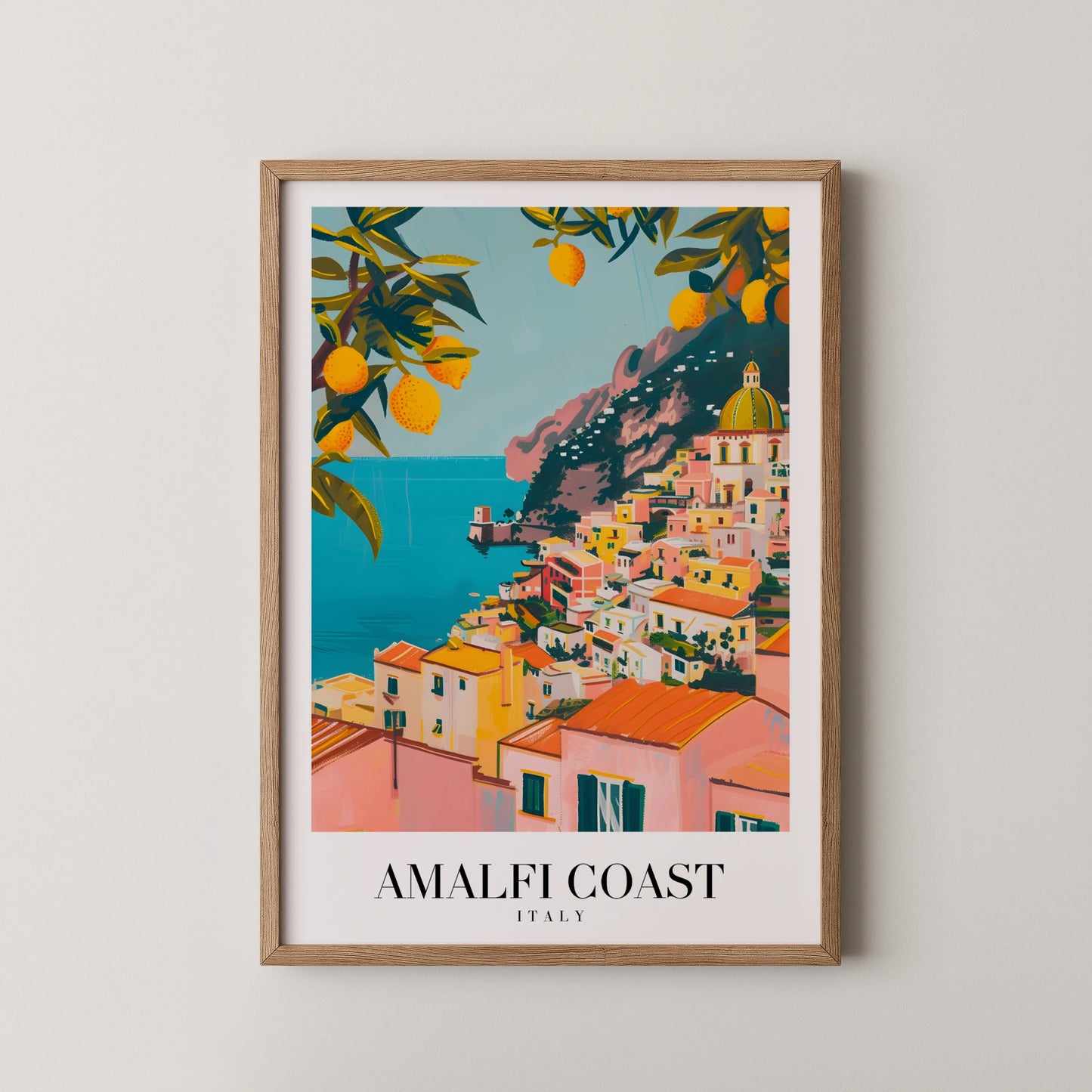 Amalfi Coast, Italy, City Prints