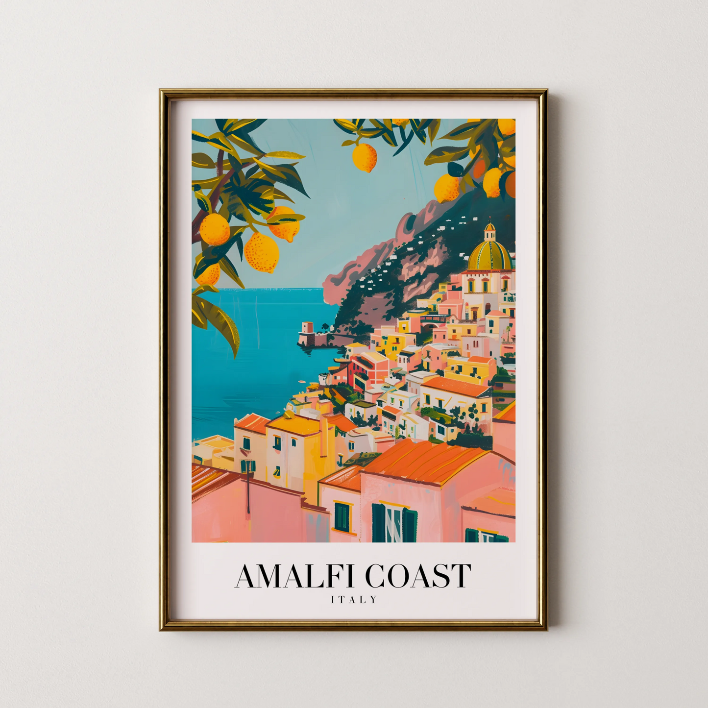 Amalfi Coast, Italy, City Prints