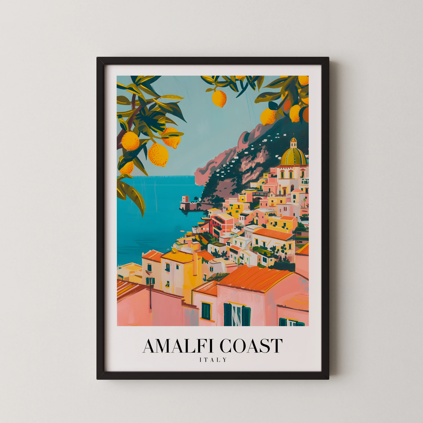 Amalfi Coast, Italy, City Prints