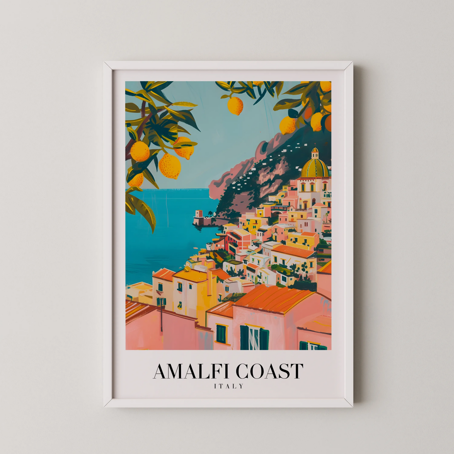 Amalfi Coast, Italy, City Prints