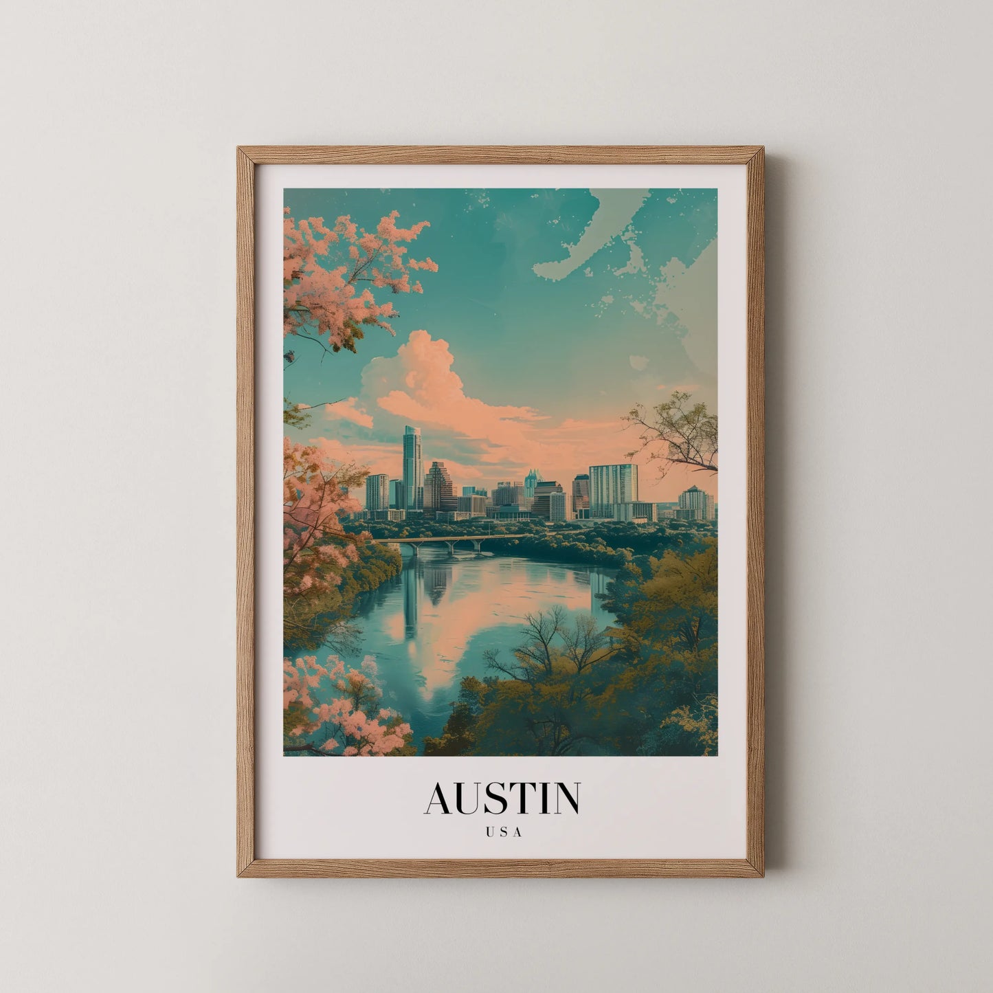 Austin, USA, City Prints