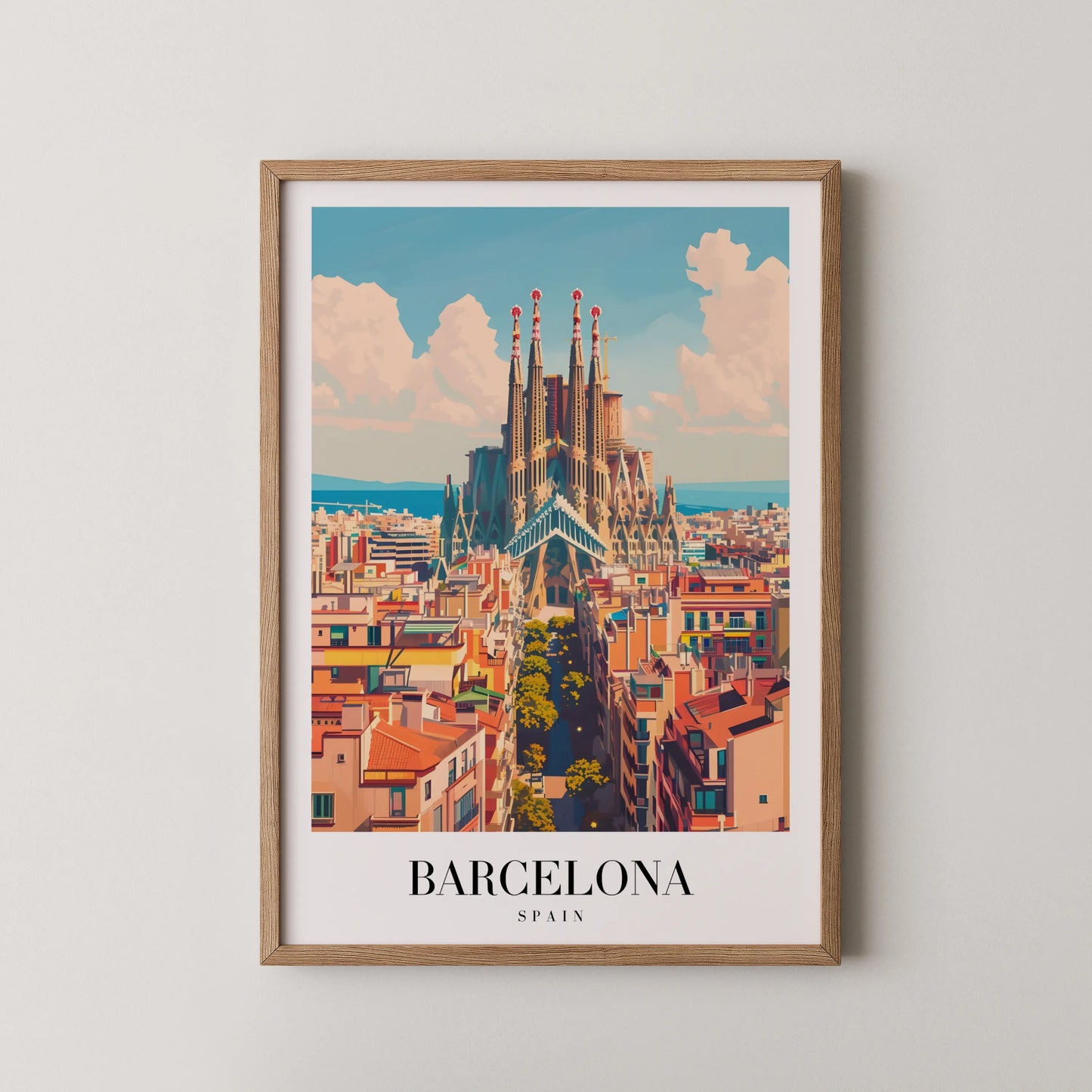 Barcelona, Spain, City Prints
