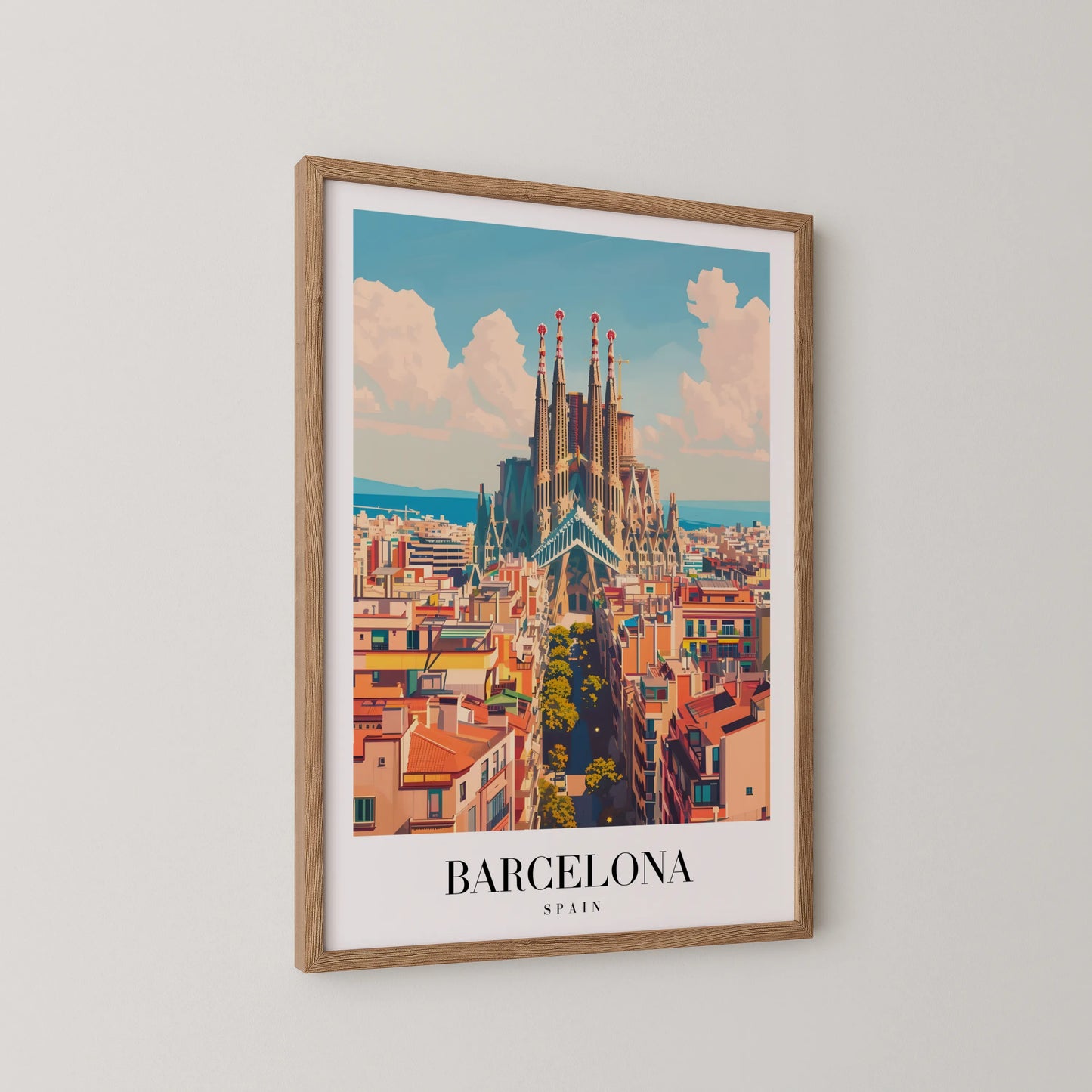 Barcelona, Spain, City Prints