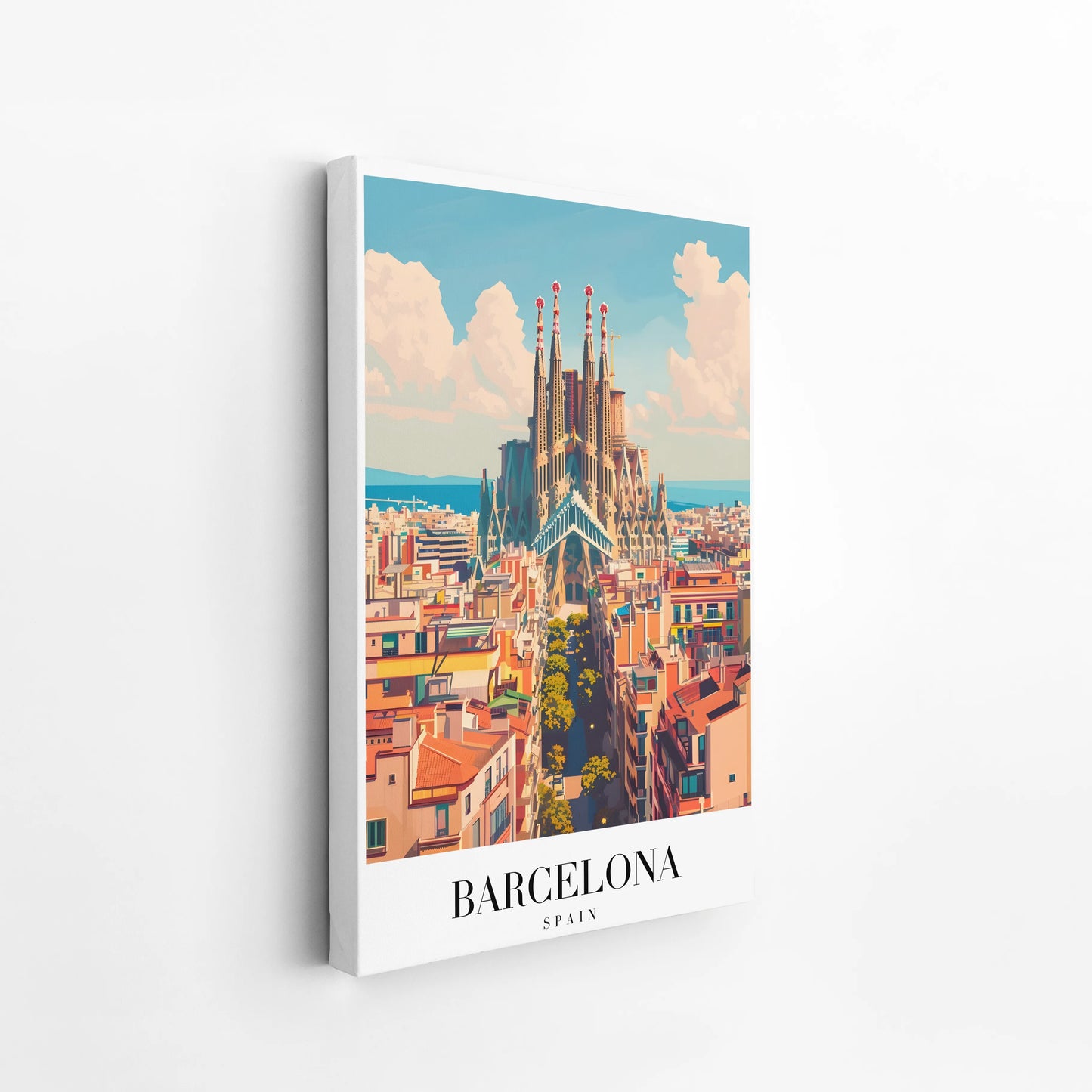 Barcelona, Spain, City Prints
