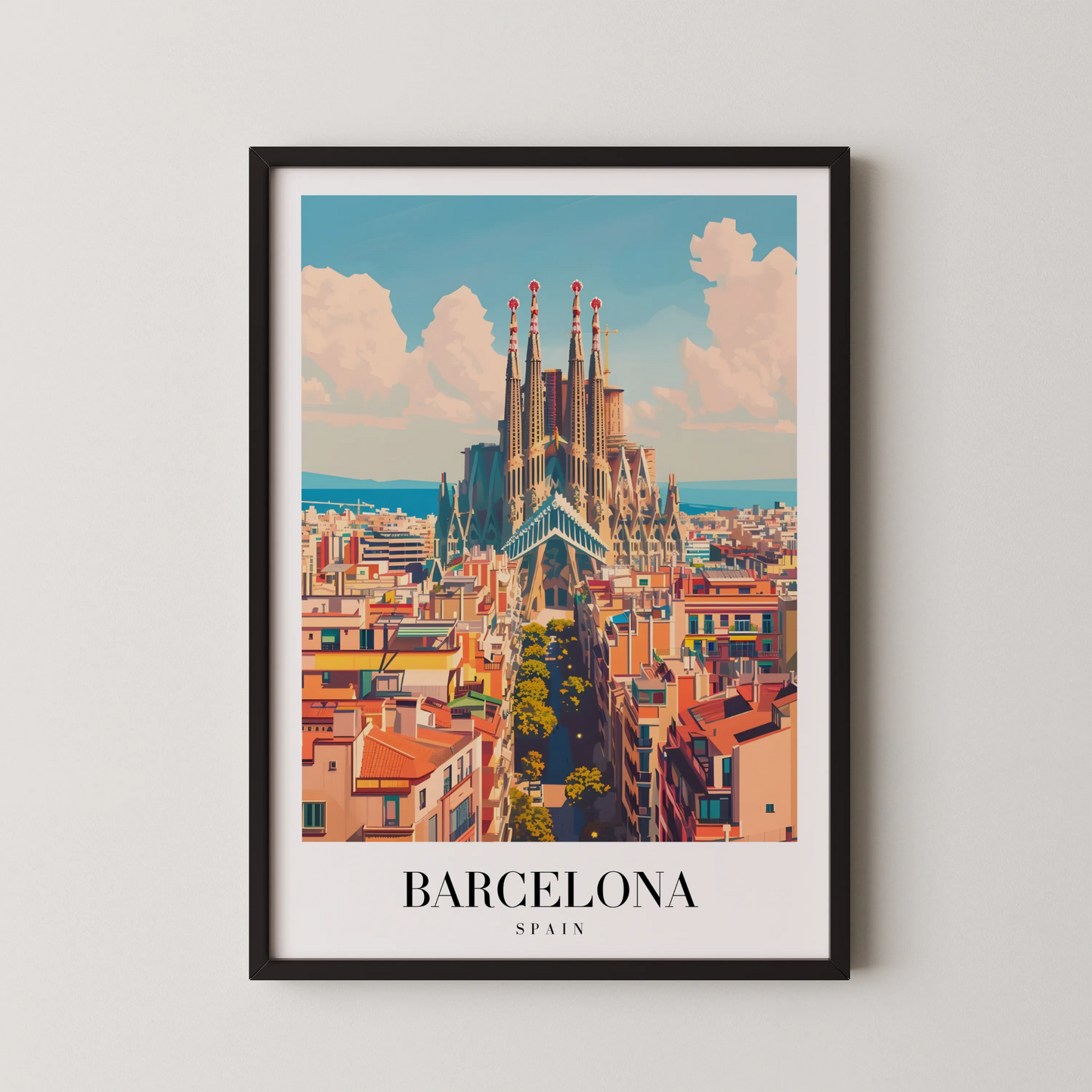 Barcelona, Spain, City Prints
