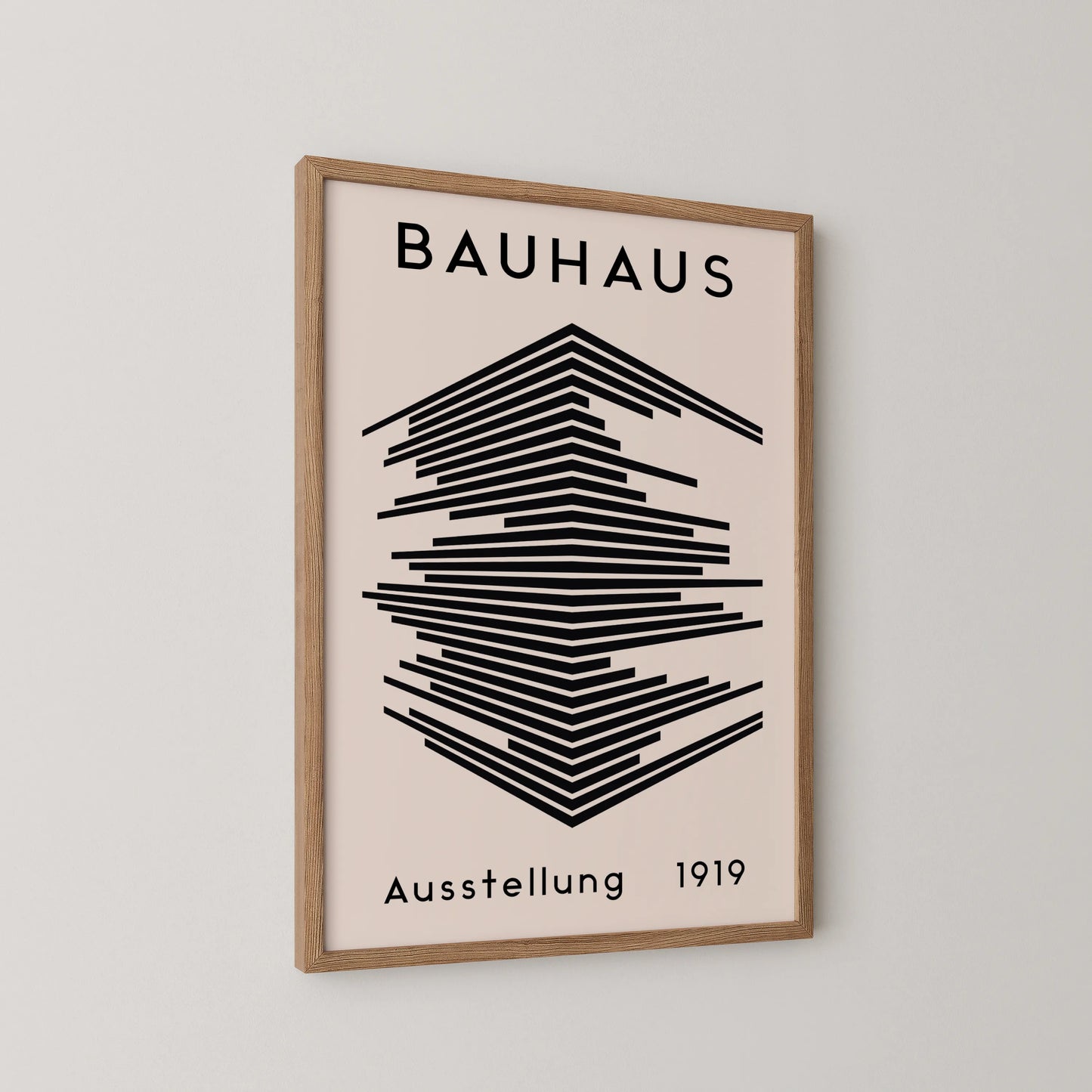 Bauhaus Geometric Print I, Modern Architect, Clean Design Wall Art