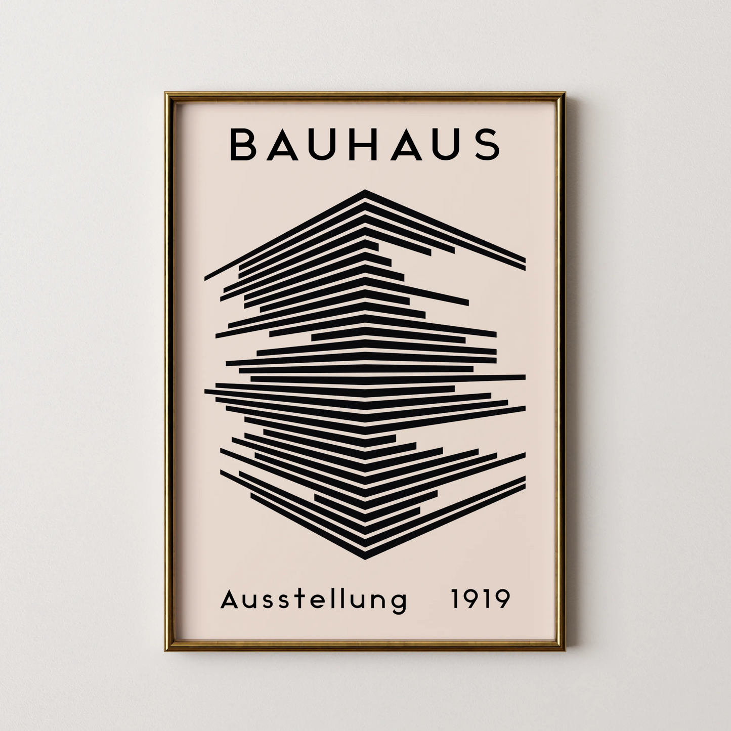 Bauhaus Geometric Print I, Modern Architect, Clean Design Wall Art