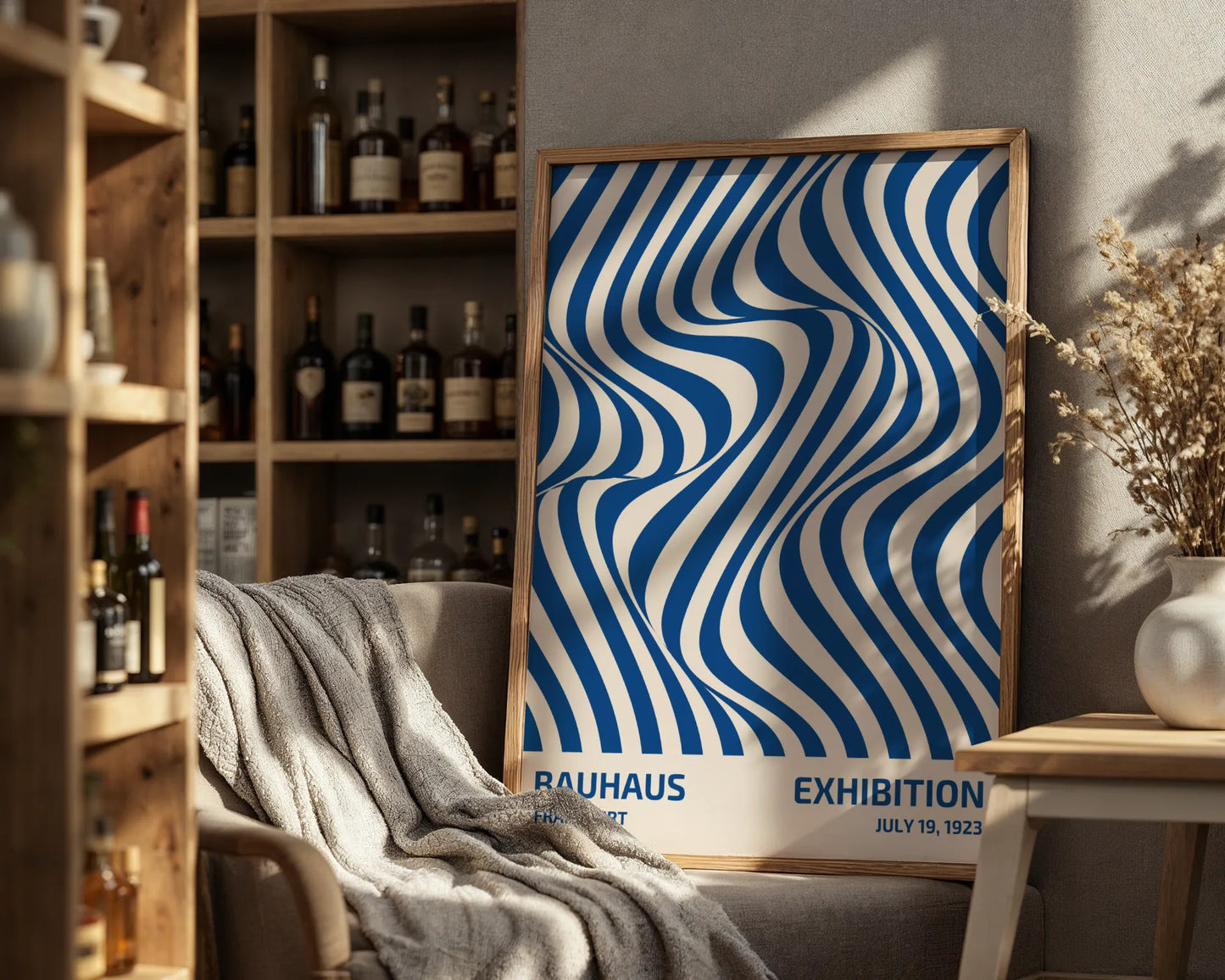 Bauhaus Print, Geometric Lines, Bold Abstract, Clean Wall Art