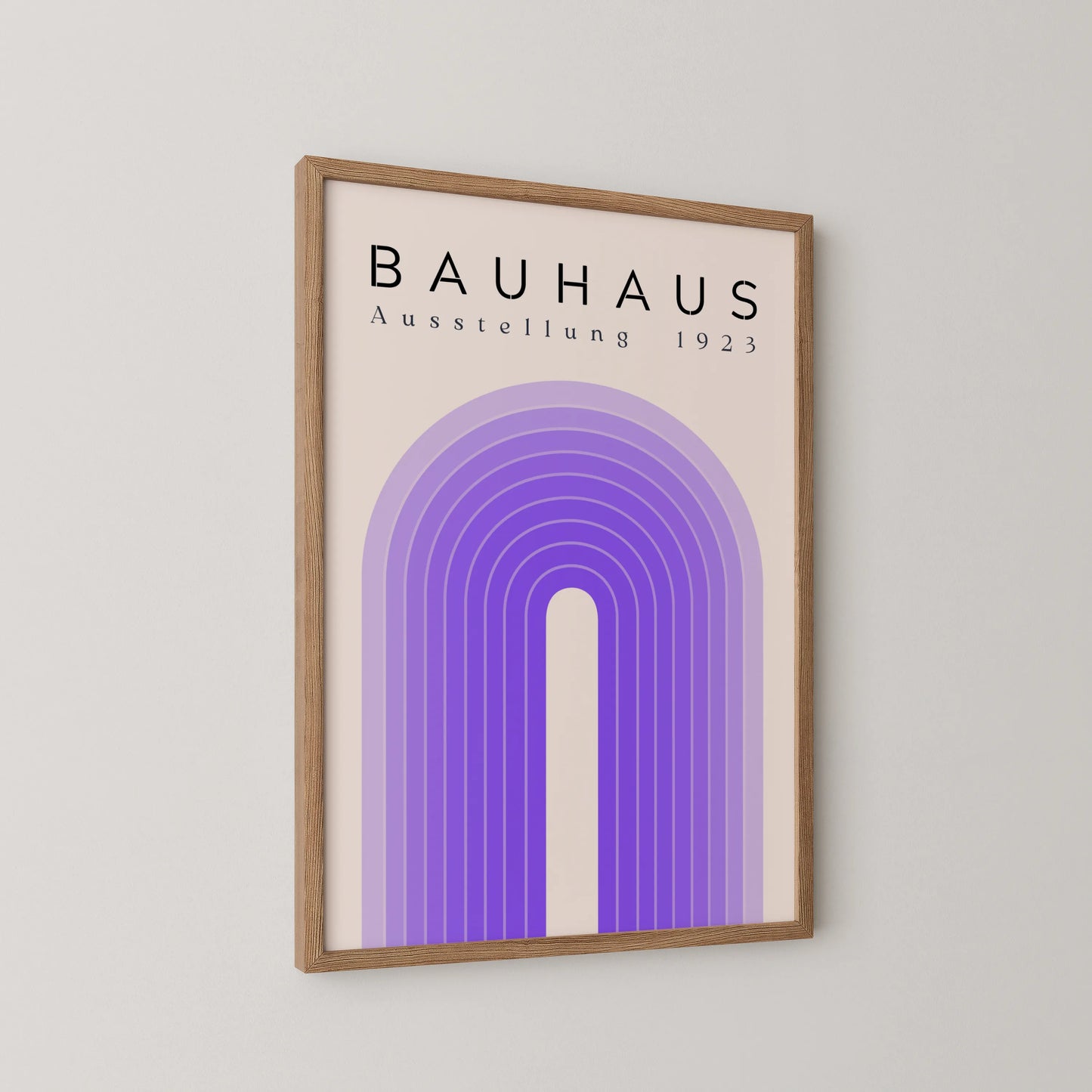 Bauhaus Print, Geometric Lines, Clean Wall Art