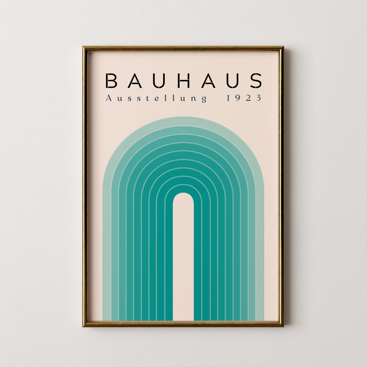 Bauhaus Print, Geometric Lines II, Bold Abstract, Clean Wall Art
