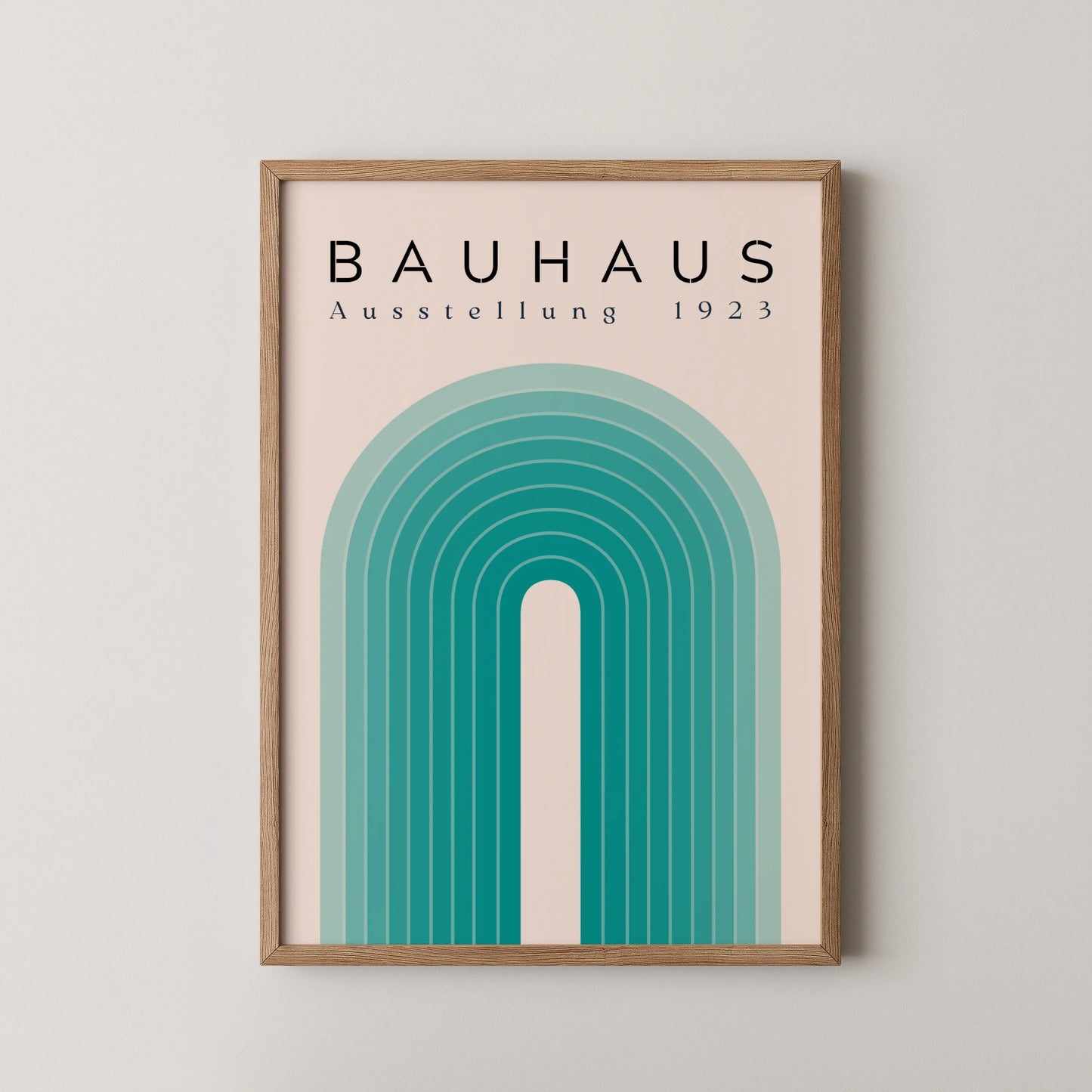 Bauhaus Print, Geometric Lines II, Bold Abstract, Clean Wall Art