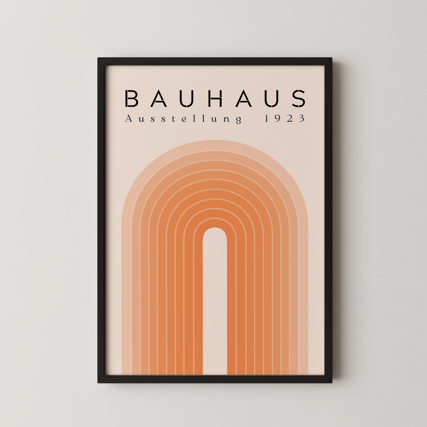 Bauhaus Print, Geometric Lines I, Bold Abstract, Clean Wall Art