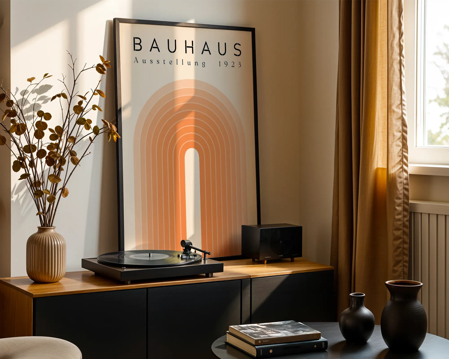 Bauhaus Print, Geometric Lines I, Bold Abstract, Clean Wall Art