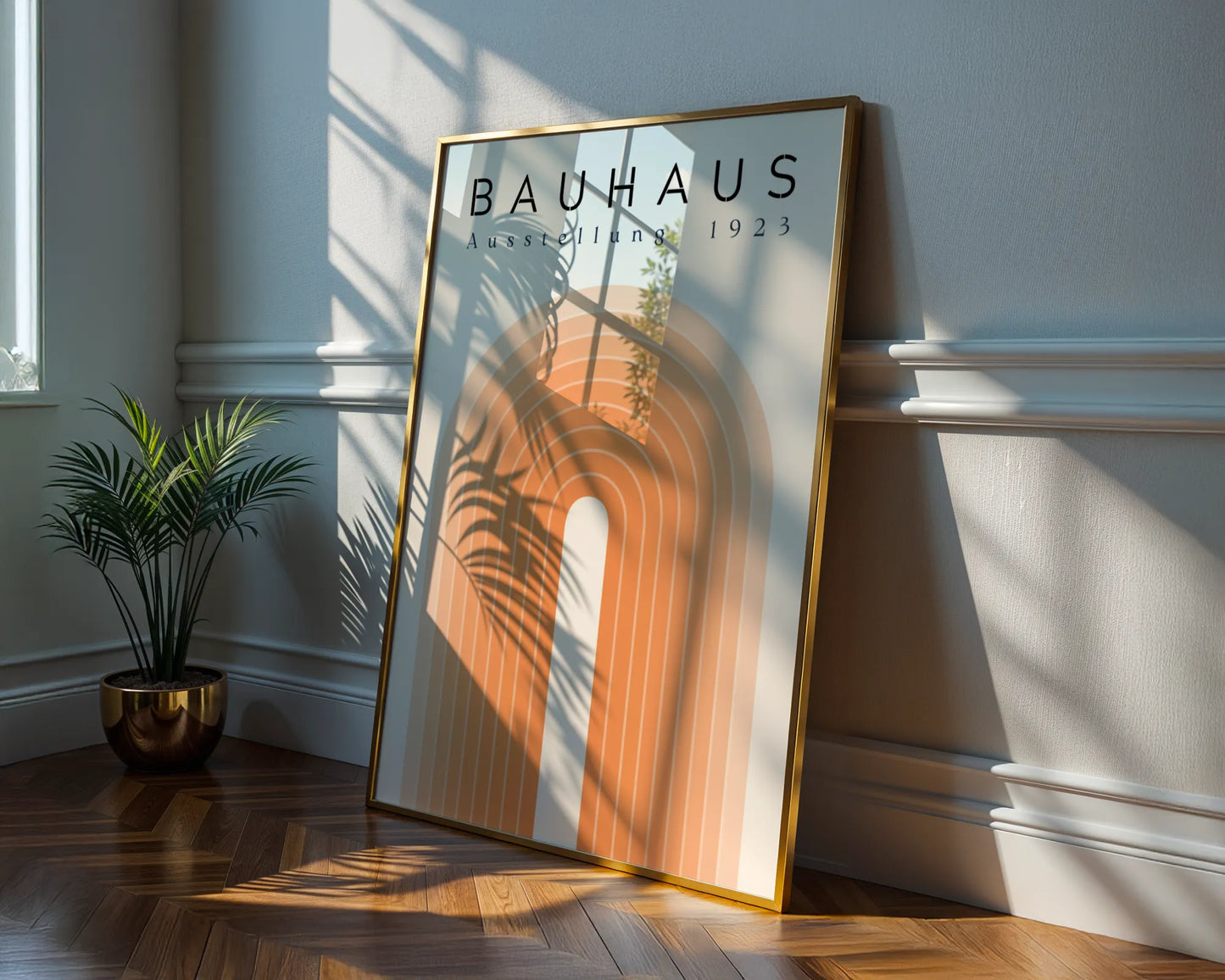 Bauhaus Print, Geometric Lines I, Bold Abstract, Clean Wall Art