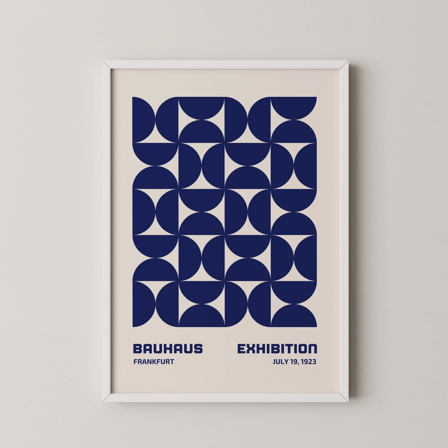 Bauhaus Print, Geometric Shape, Black & White, Modern Architect, Clean Wall Art