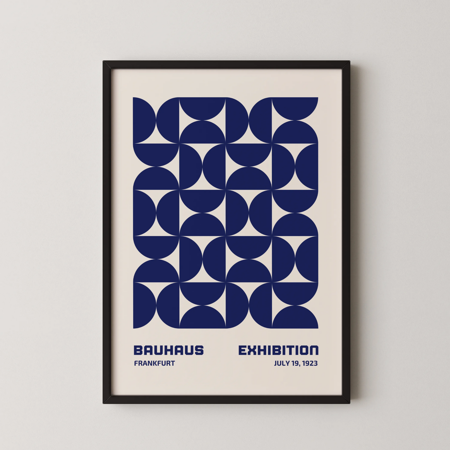 Bauhaus Print, Geometric Shape, Black & White, Modern Architect, Clean Wall Art