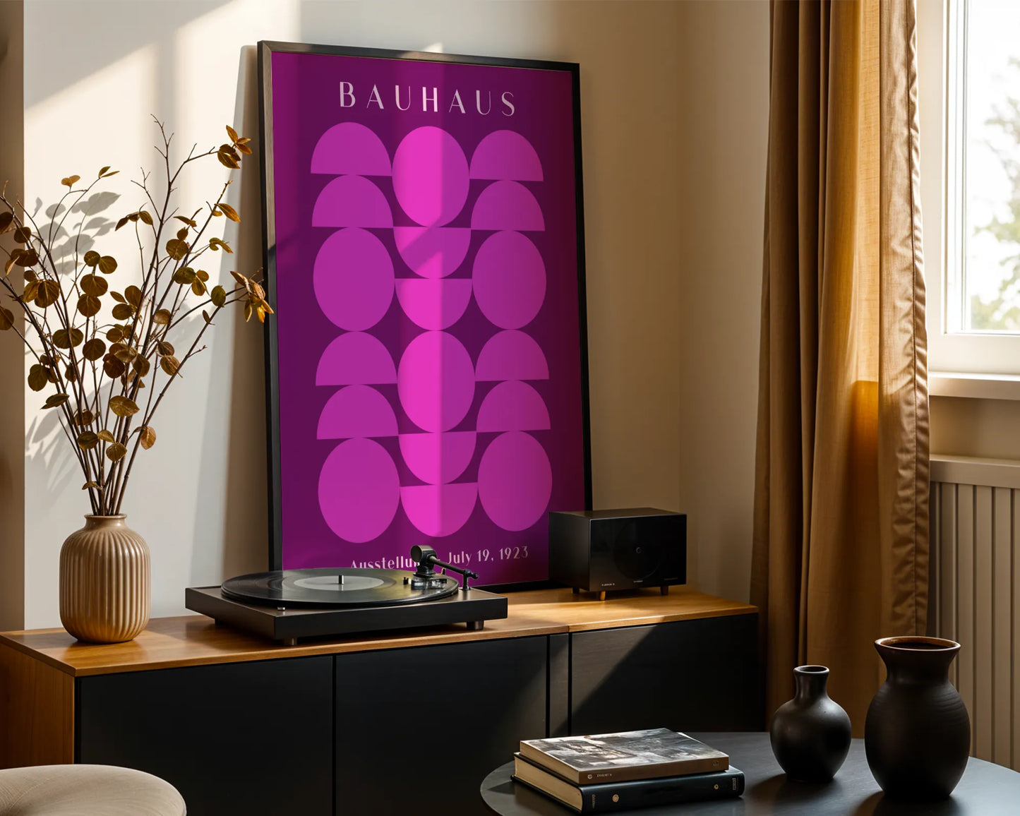 Bauhaus Print, Geometric Shape, Bold Abstract, Clean Wall Art