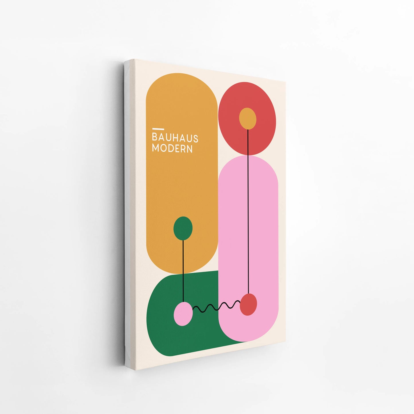 Bauhaus Print, Geometric Shape, Bold Abstract, Modern Architect, Clean Wall Art