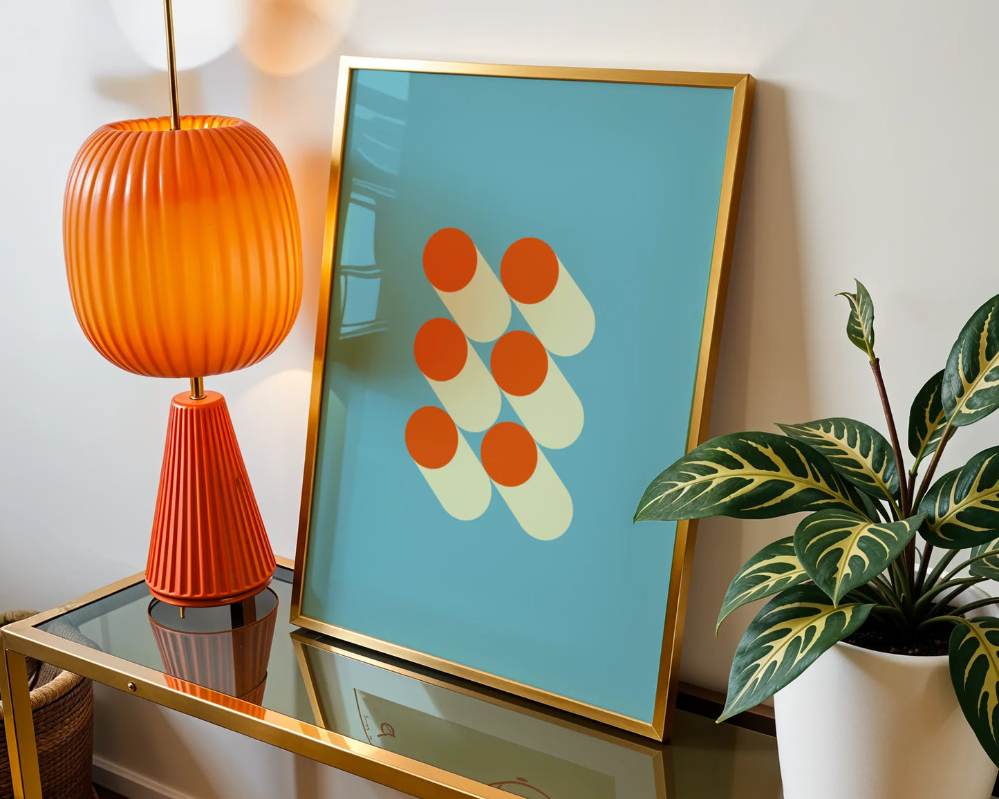 Bauhaus Print, Geometric Shapes, Modern Architect, Clean Design Wall Art