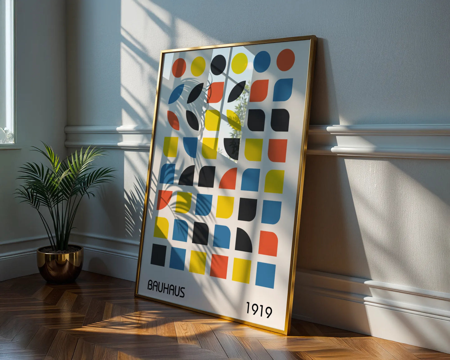 Bauhaus Prints I, Geometric Shapes, Modern Architect, Clean Design Wall Art