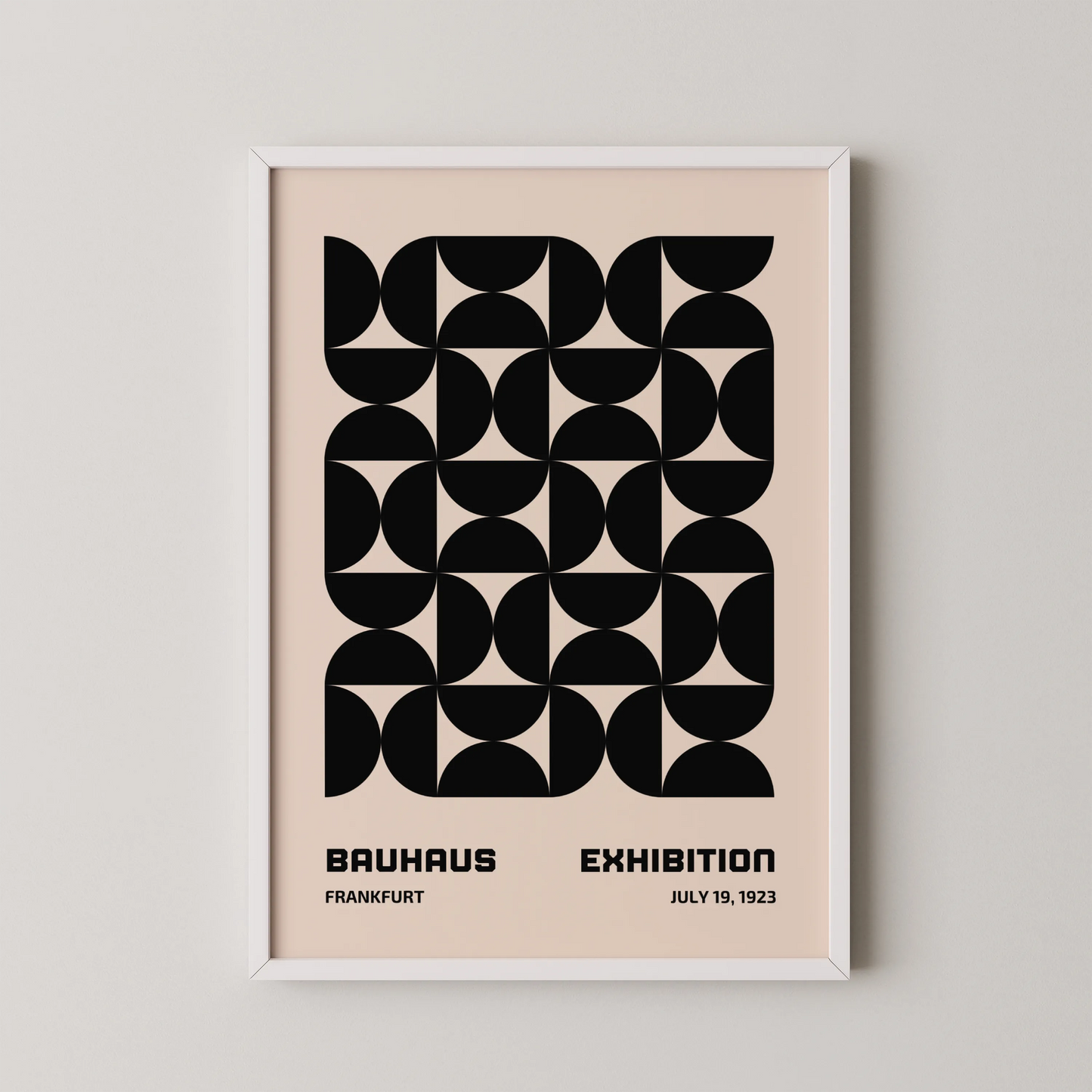 Bauhaus Shapes, Modern Geometric Print, Clean Wall Art