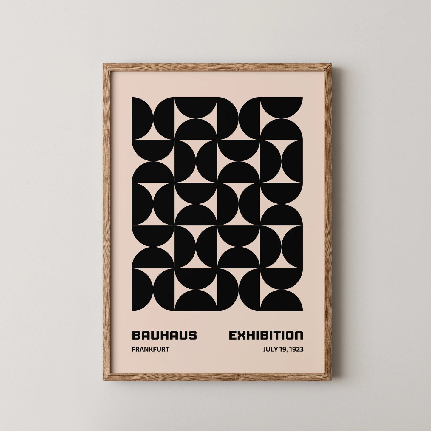 Bauhaus Shapes, Modern Geometric Print, Clean Wall Art