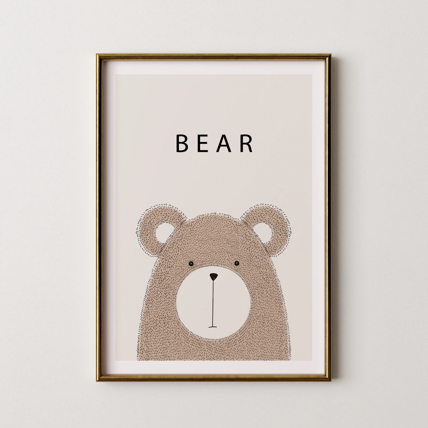 Bear - Nursery Prints