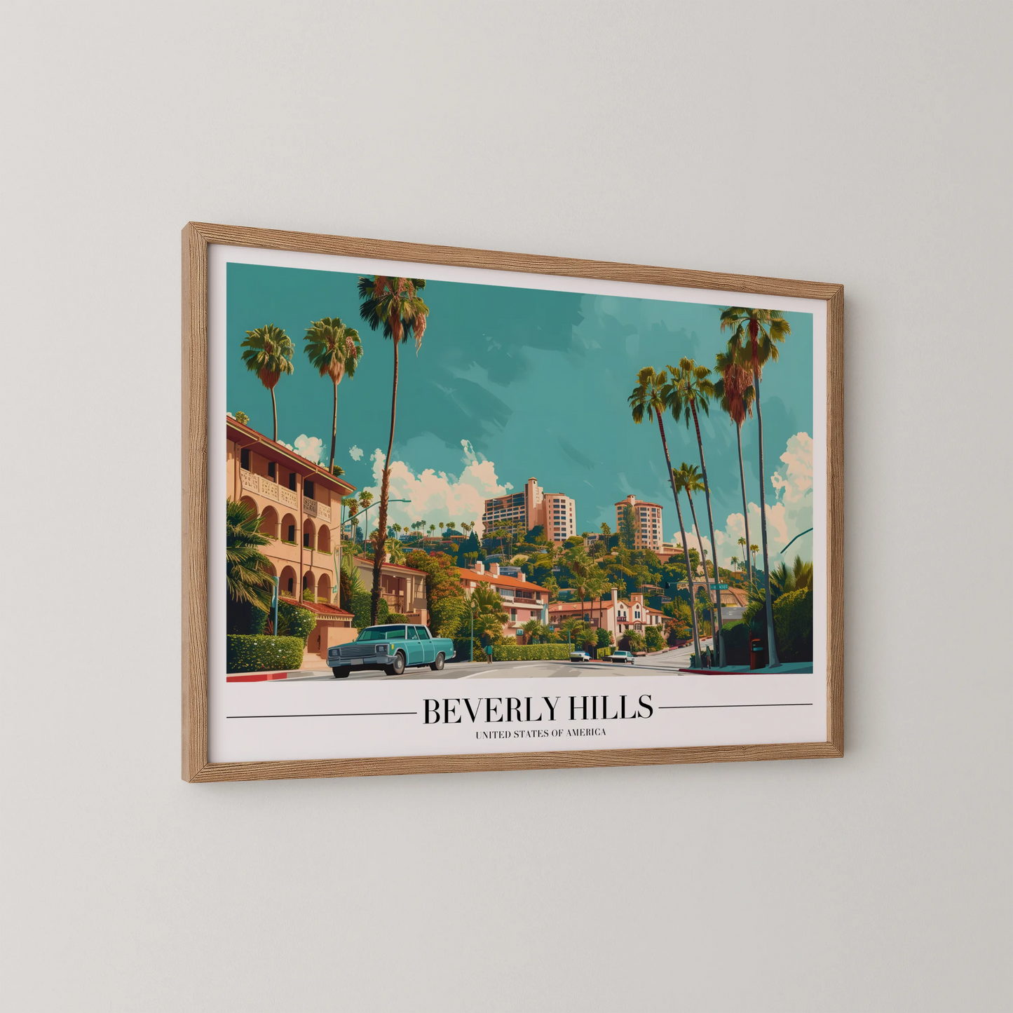 Beverly Hills, USA, City Prints