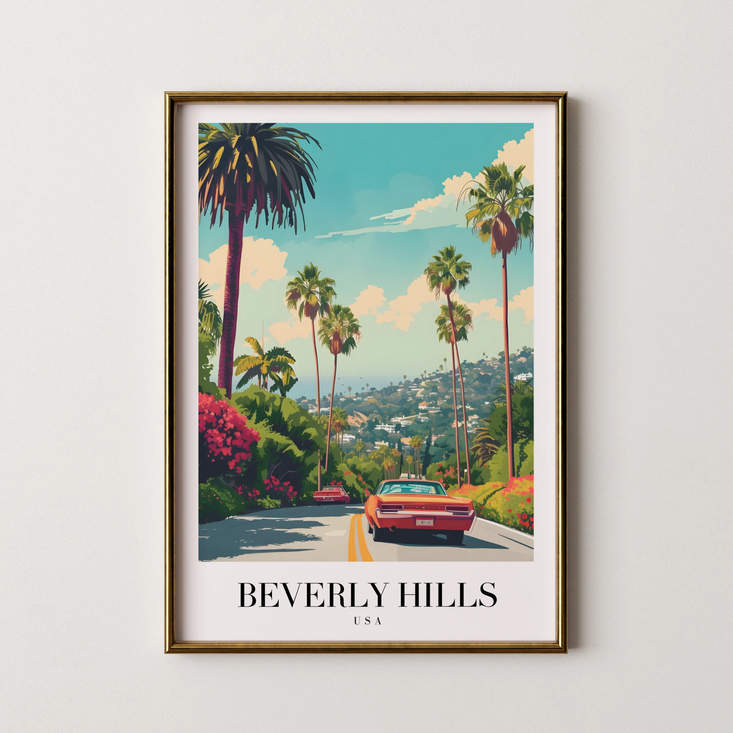 Beverly Hills, USA, City Prints