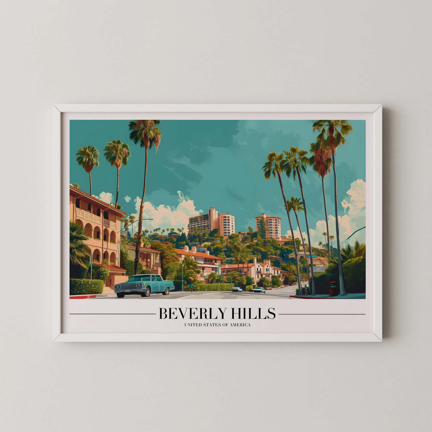 Beverly Hills, USA, City Prints