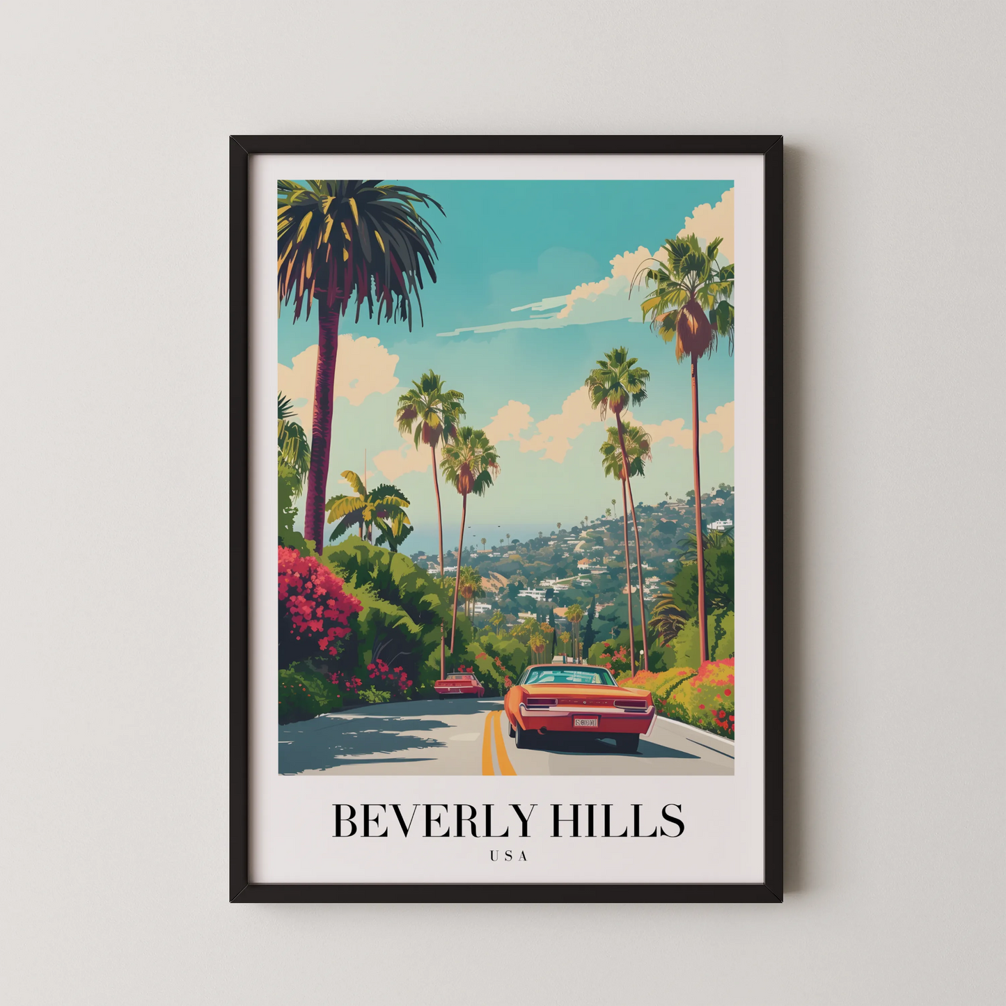 Beverly Hills, USA, City Prints