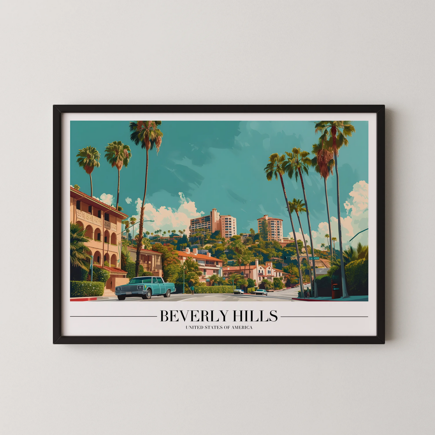 Beverly Hills, USA, City Prints