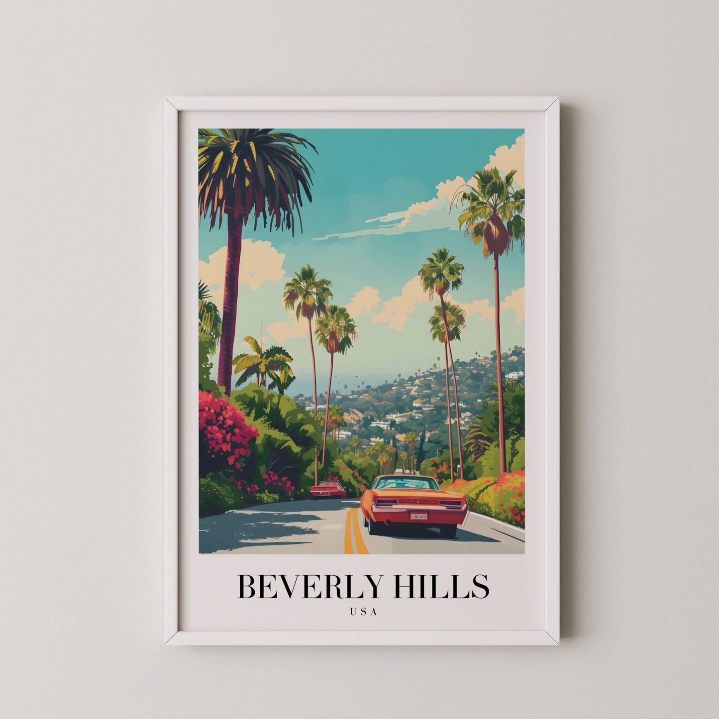 Beverly Hills, USA, City Prints
