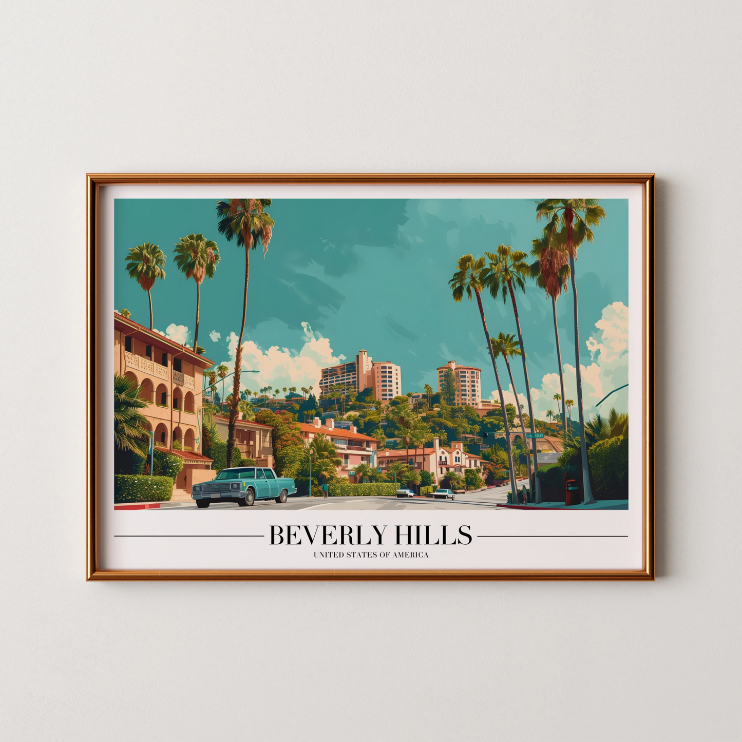 Beverly Hills, USA, City Prints
