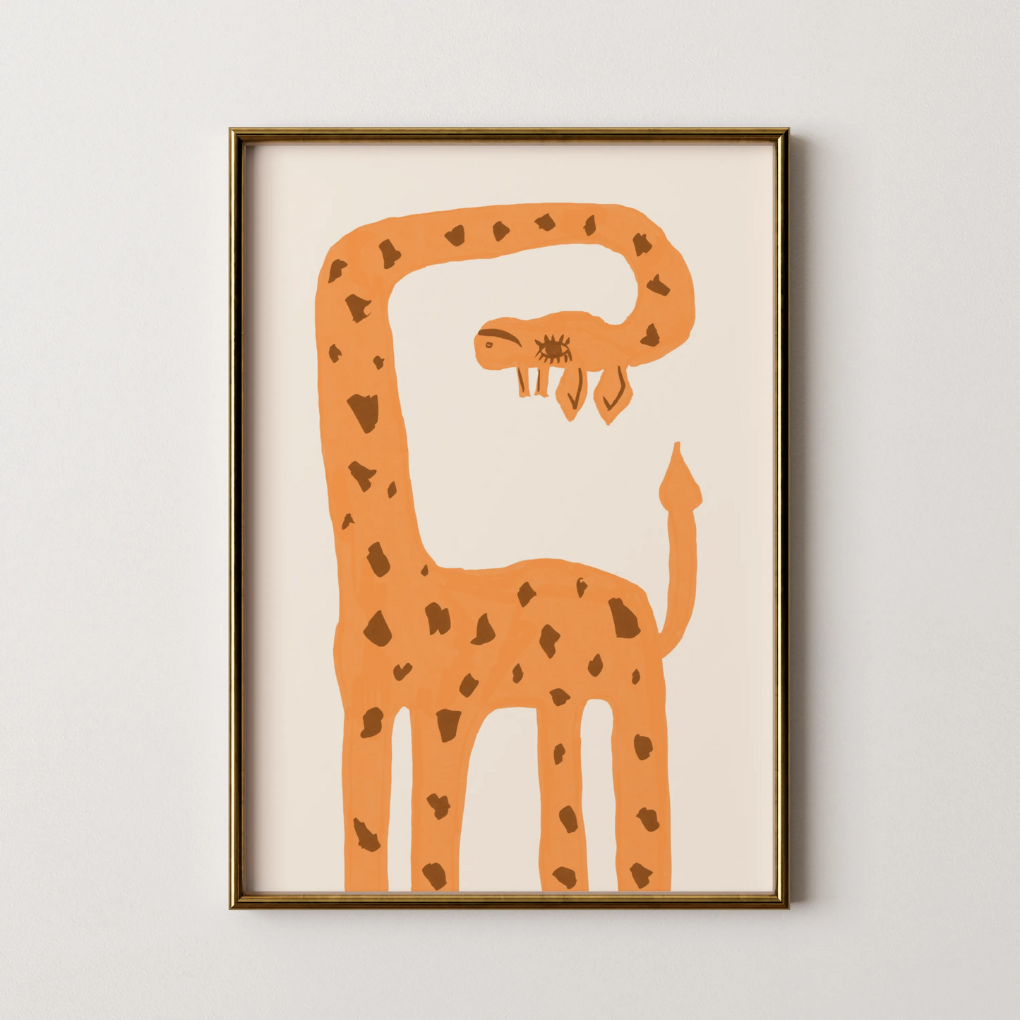 Big girraffe - Nursery Prints