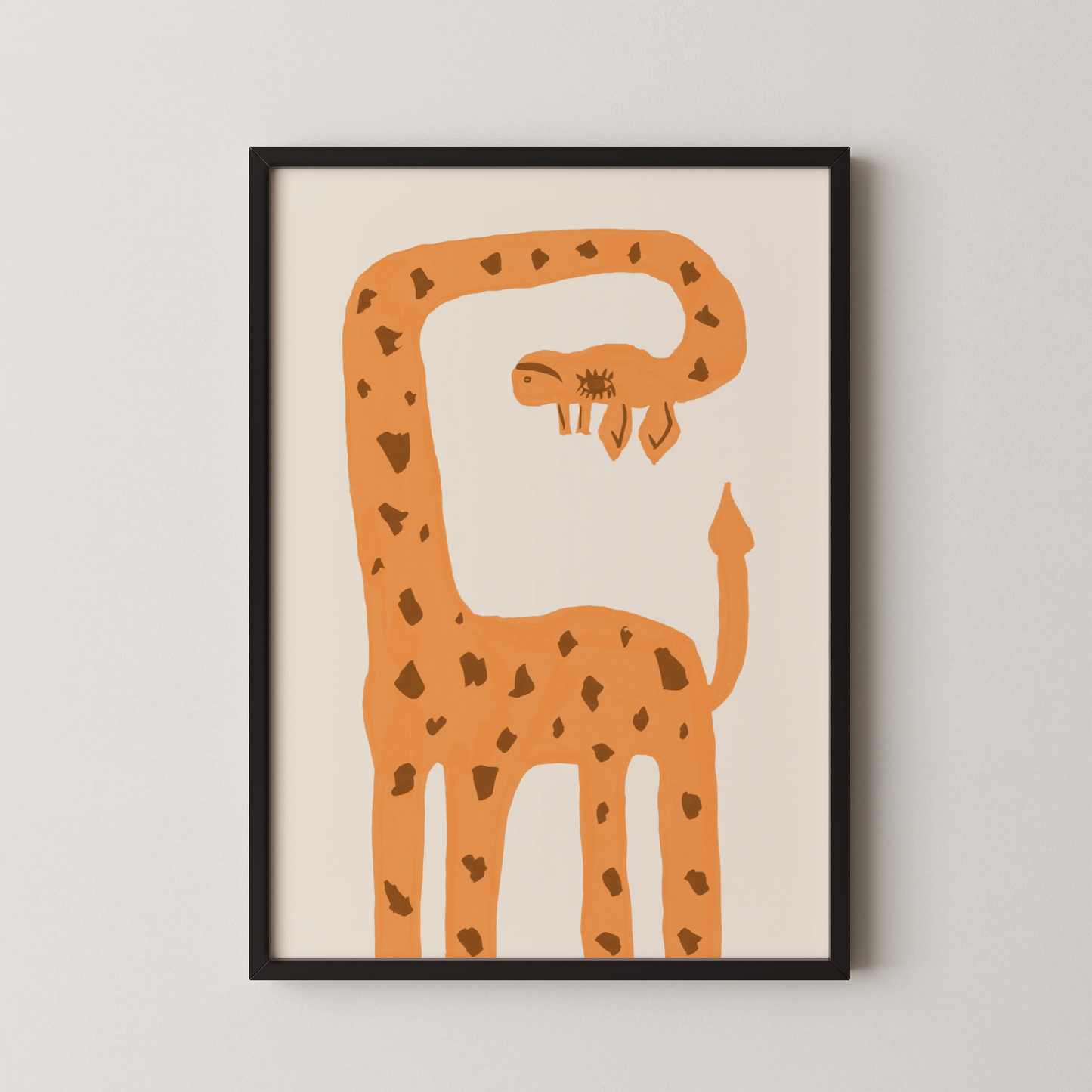 Big girraffe - Nursery Prints