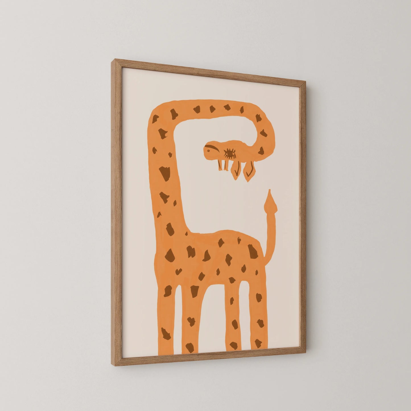 Big girraffe - Nursery Prints