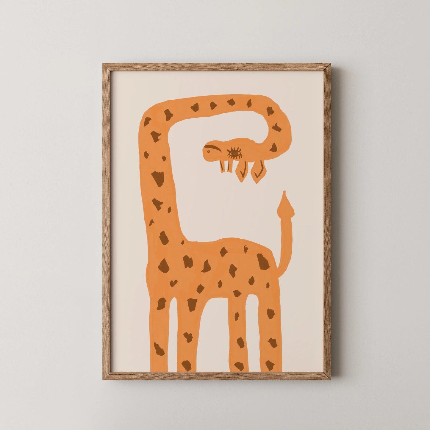 Big girraffe - Nursery Prints