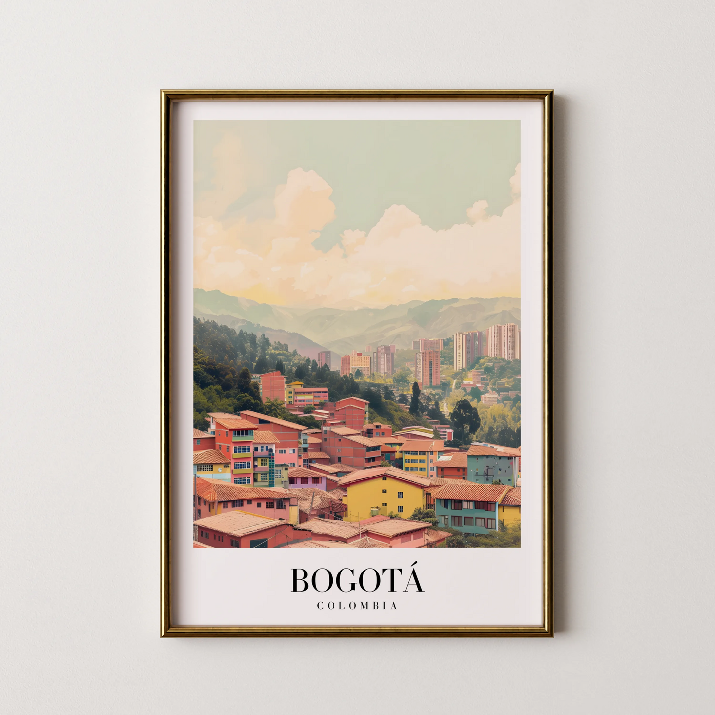 Bogotá, Colombia, City Print