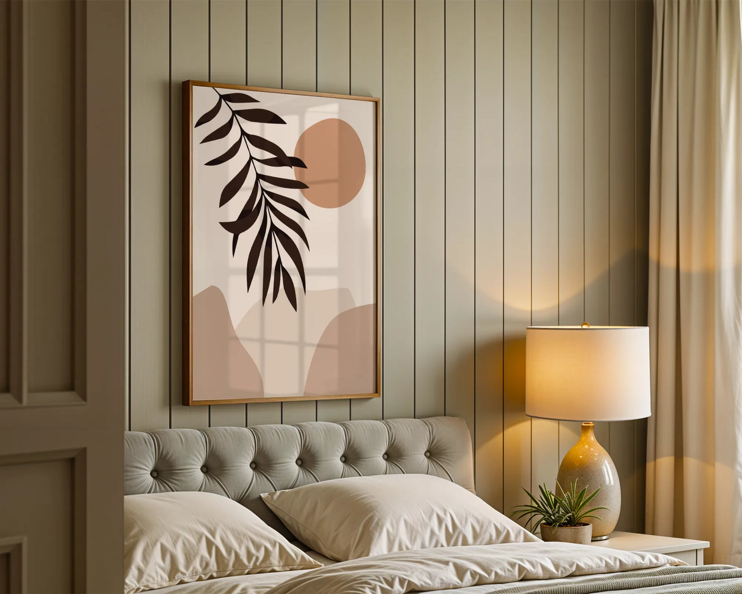 Boheme Art, Mid Century Modern, Wall Painting
